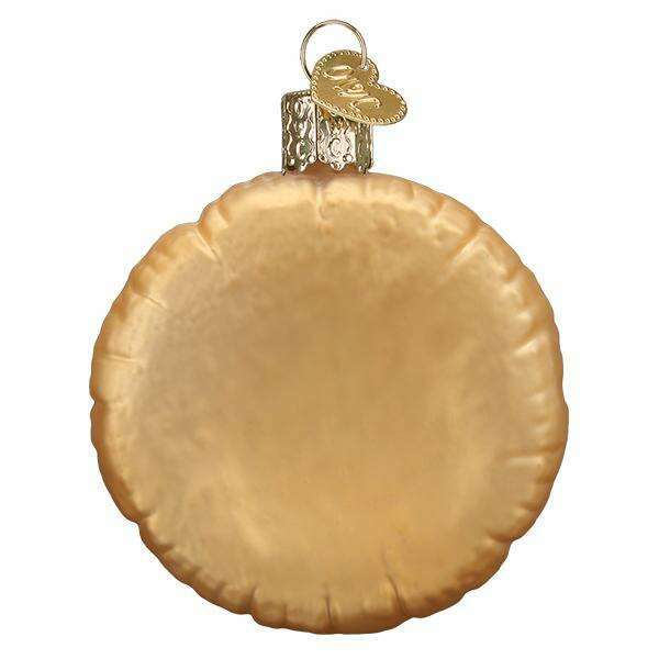 Old World Christmas Peanut Butter Cookie Blown Glass Ornament