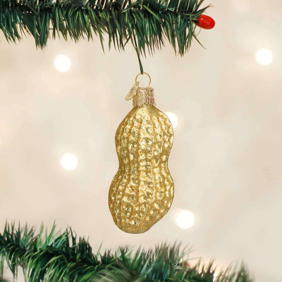 Old World Christmas Peanut Blown Glass Ornament
