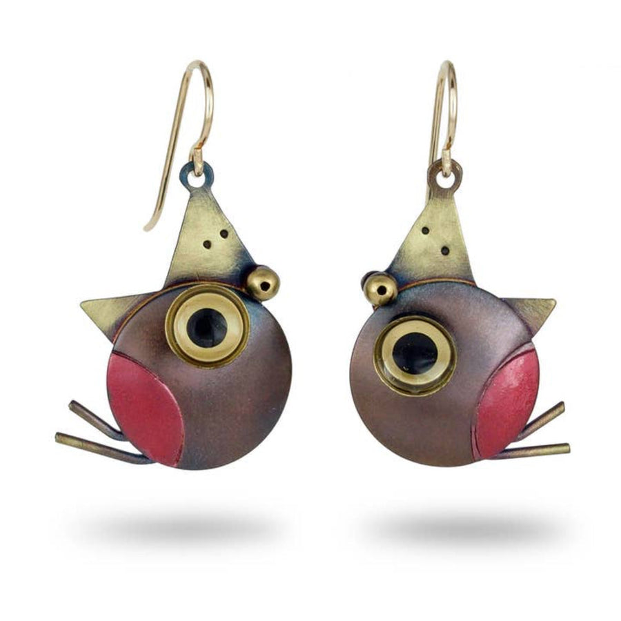Peckish Robin Earrings by Faire 
