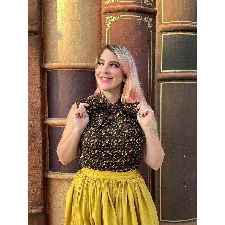 Peggy Swing Skirt in Mustard