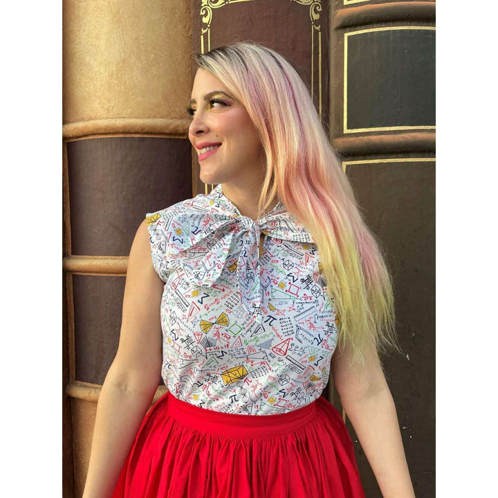 Peggy Swing Skirt in Red