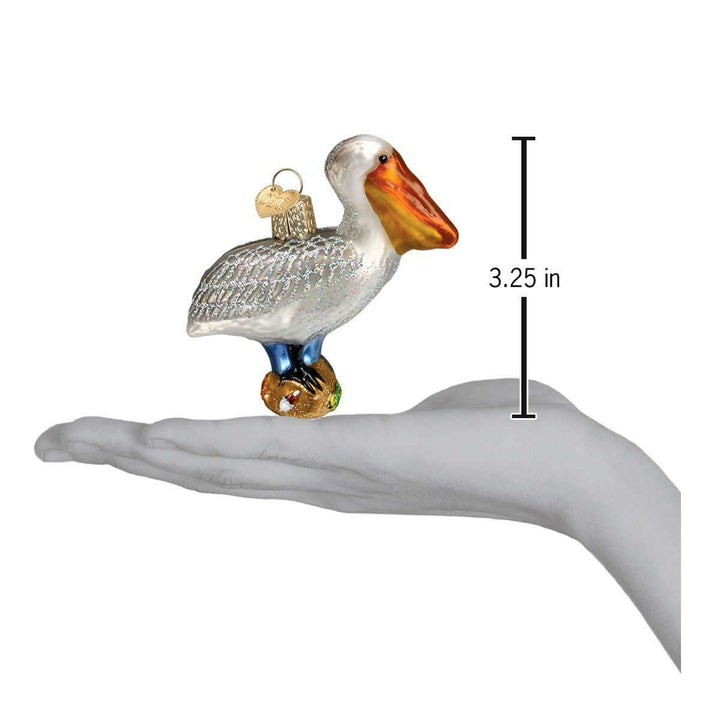 Old World Christmas Pelican Blown Glass Ornament