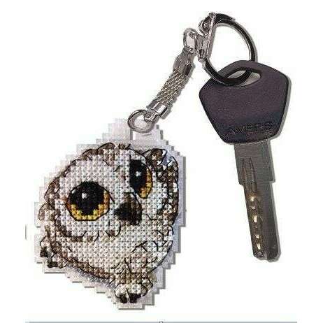 Pendant - Owl Counted cross stitch kit 8090A