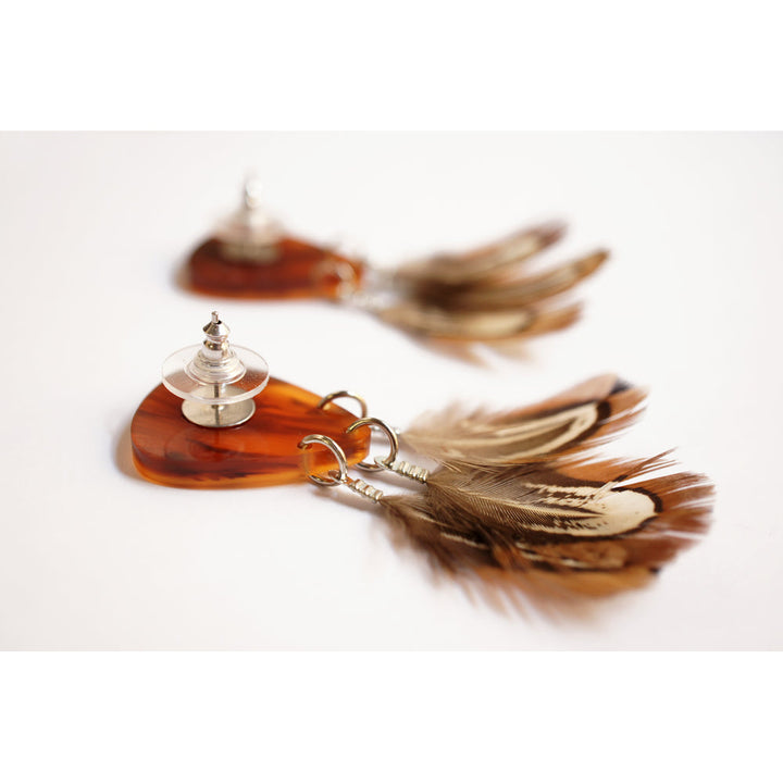 Folk Guitar Pick Earrings by Laliblue 2