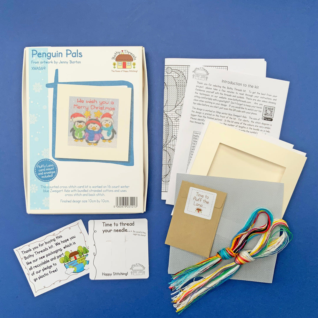 Penguin Pals  XMAS69 Counted Cross Stitch Kit