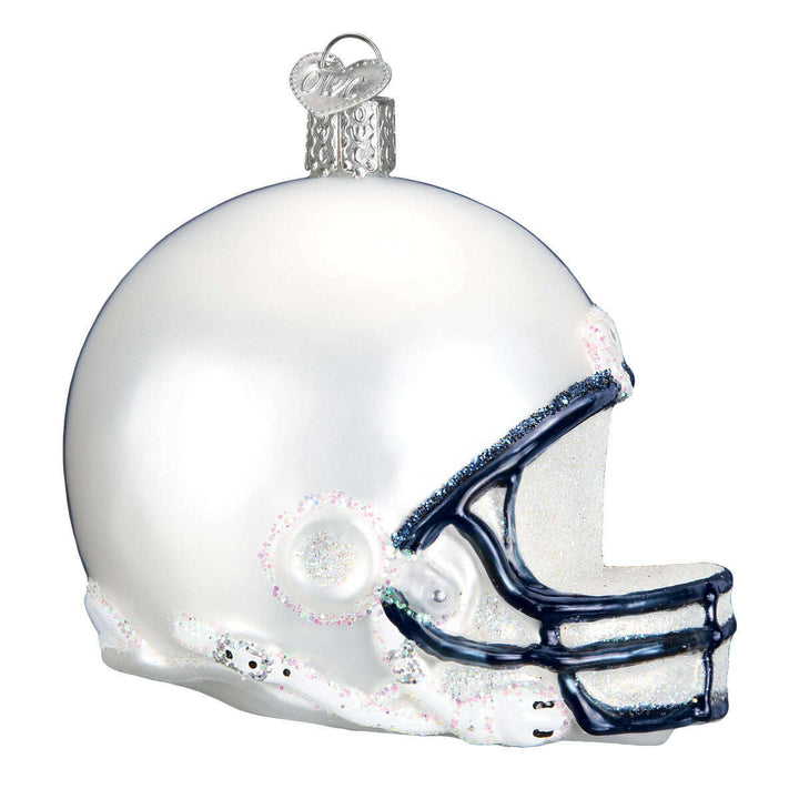 Old World Christmas Penn State Helmet Blown Glass Ornament