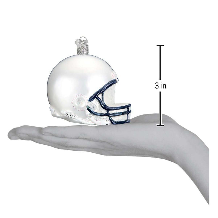 Old World Christmas Penn State Helmet Blown Glass Ornament