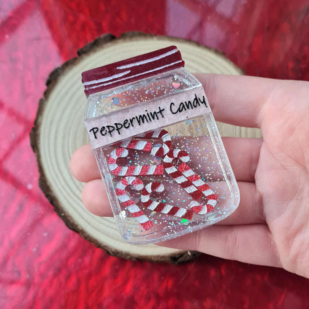 Peppermint Candy Brooch by Cherryloco Jewellery 3