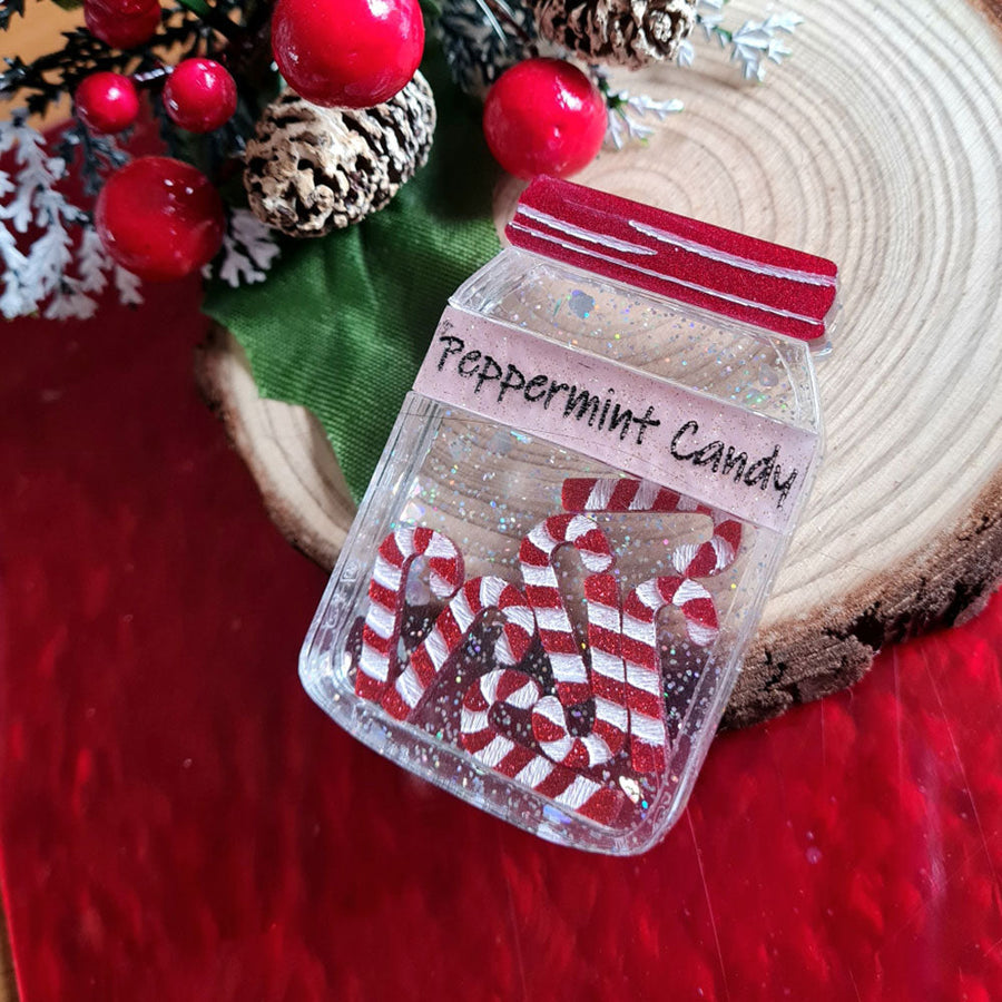 Peppermint Candy Necklace by Cherryloco Jewellery 1
