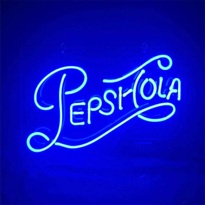 Pepsi Cola Font Neon Signs