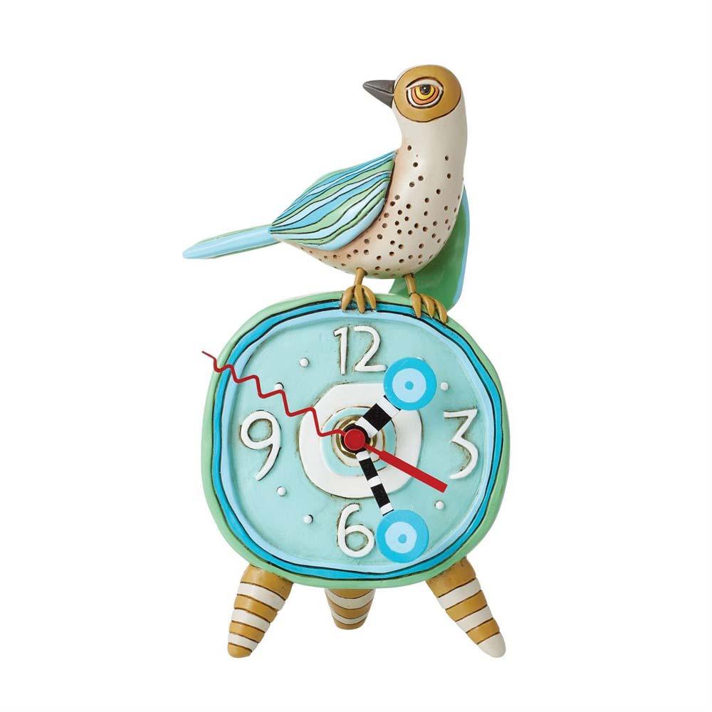 Perched (Bird) Desk Clock by Allen Designs - Quirks!