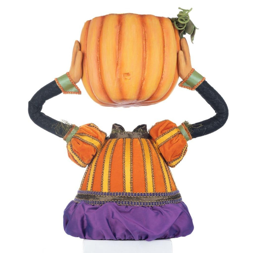 Percy Pumpkin Head Candy Bowl by Katherine's Collection  2