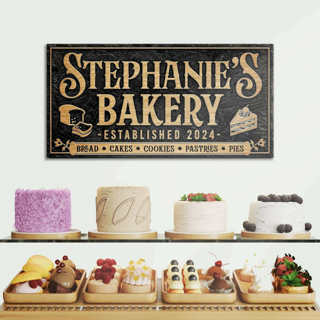 Personalized Bakery Sign