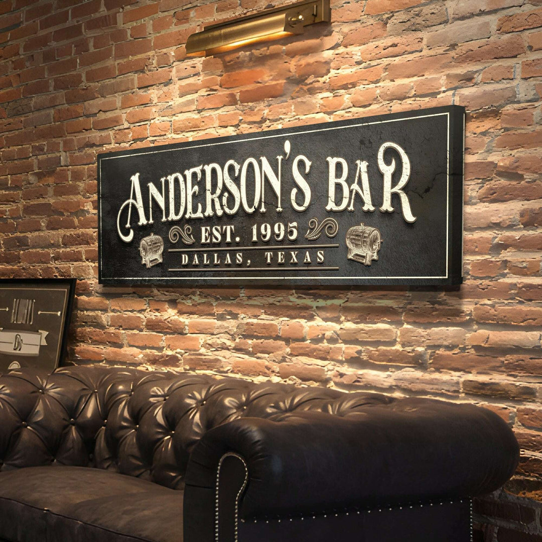 Personalized Bar Sign II