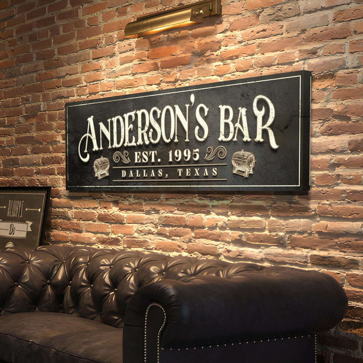 Personalized Bar Sign II