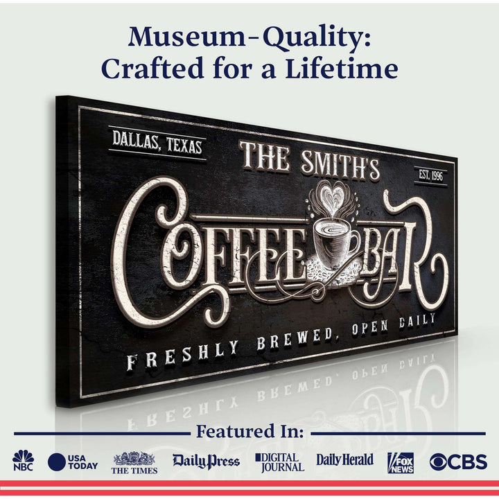 Personalized Coffee Bar Sign