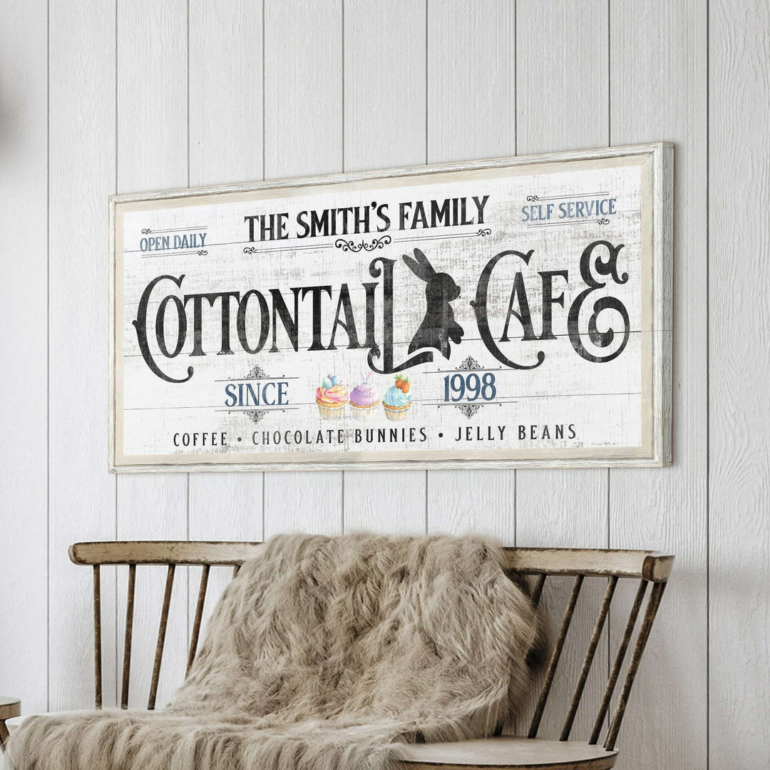 Personalized Easter Bunny Sign