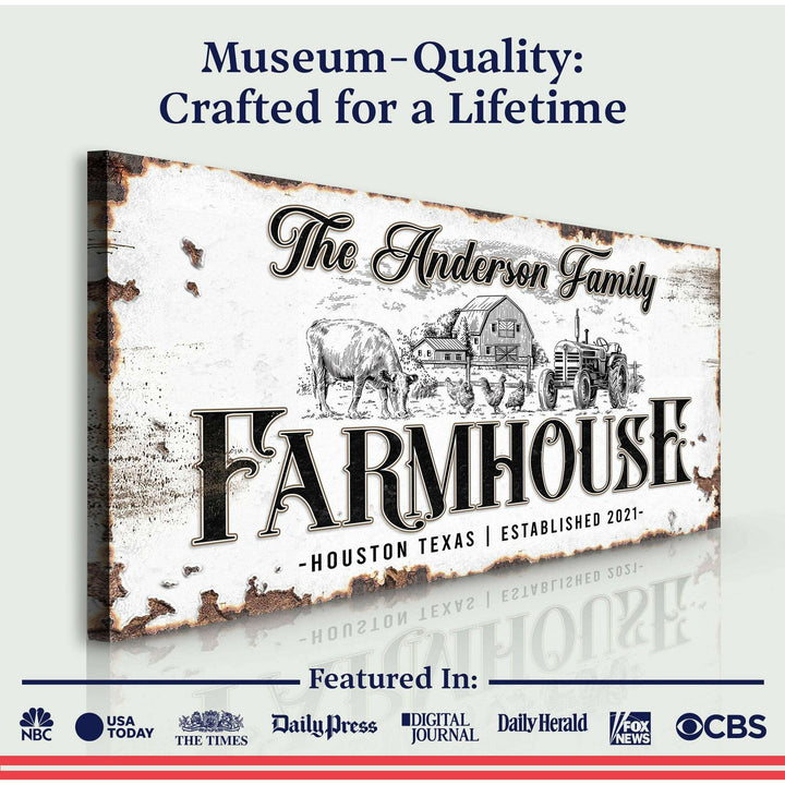 Personalized Farmhouse Sign III