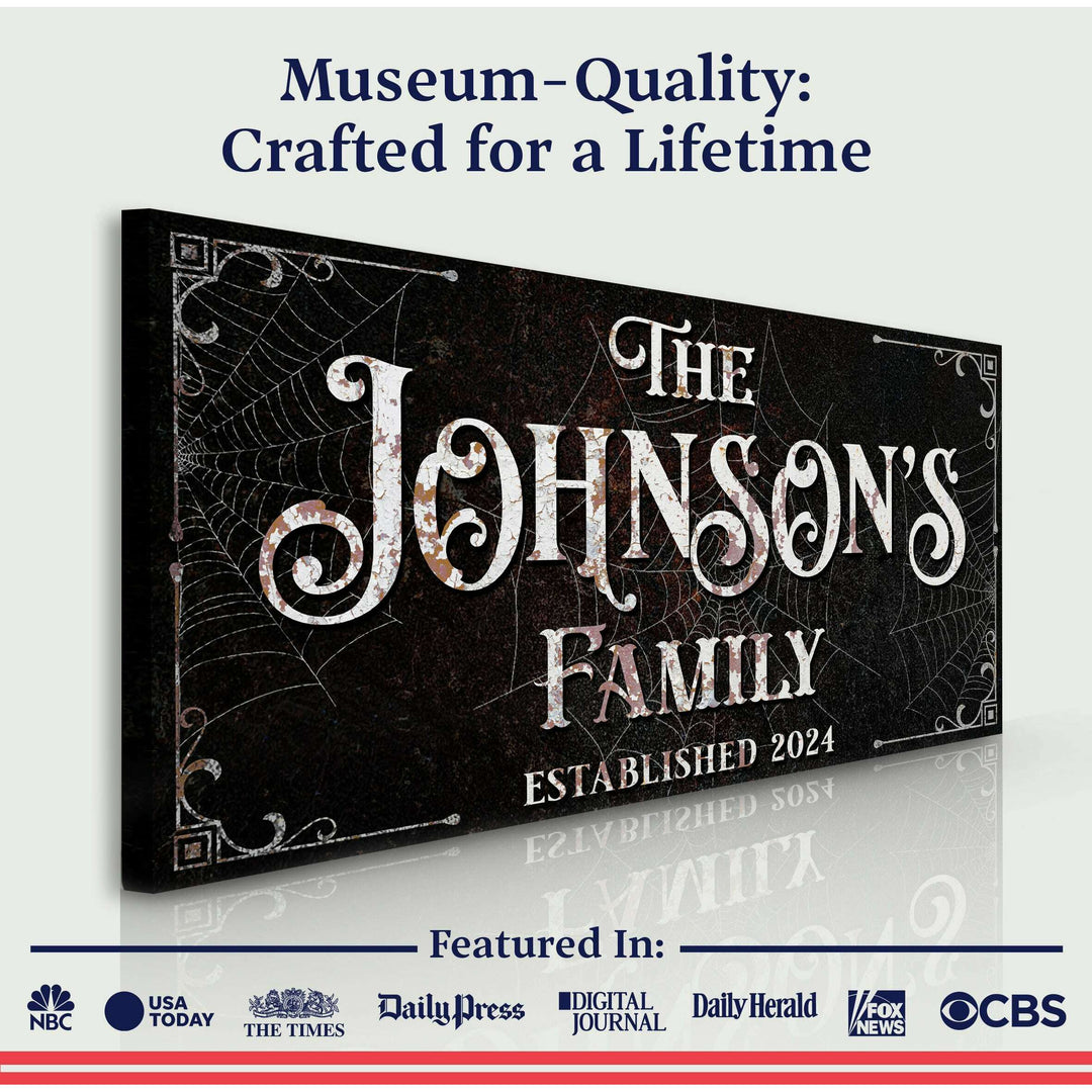 Personalized Gothic Sign