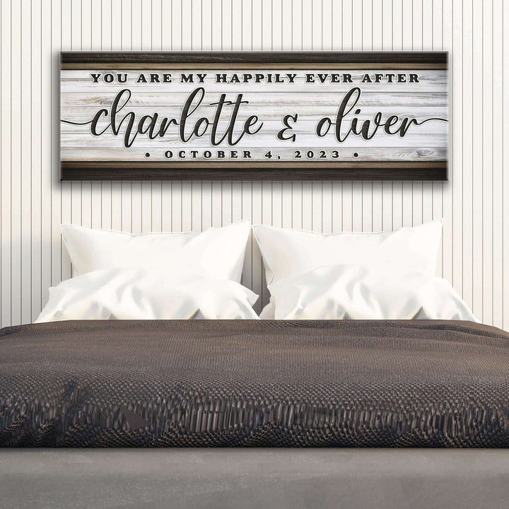 Personalized Happily Ever After Couple Sign II