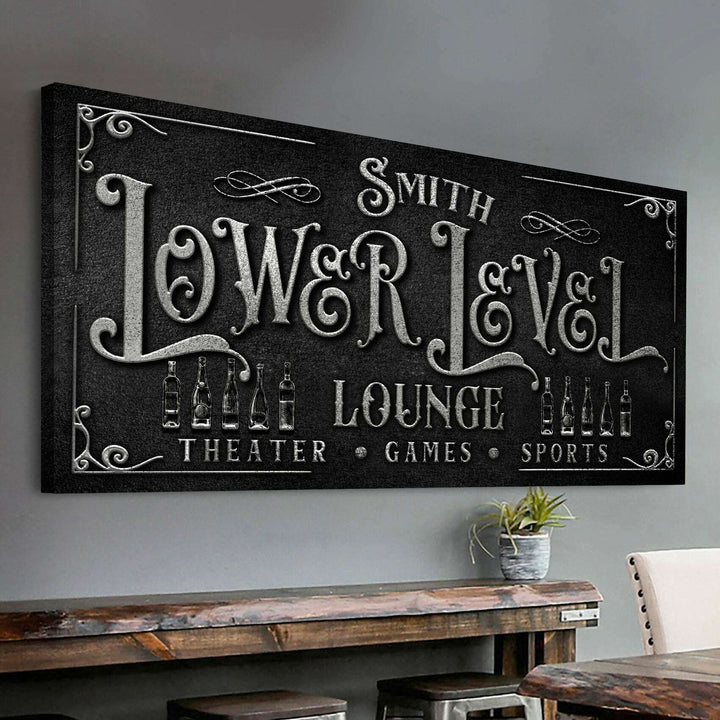 Personalized Lower Level Sign