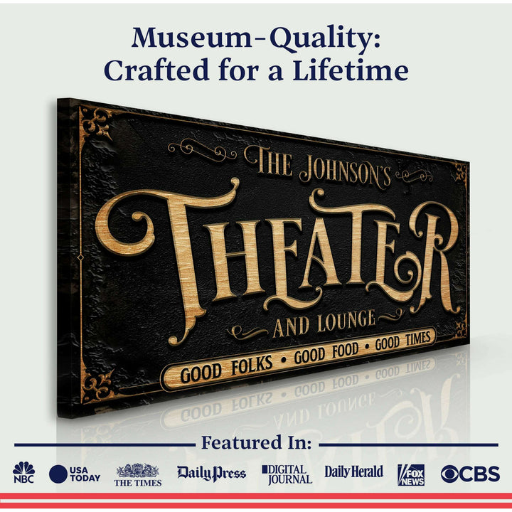 Personalized Theater Sign III
