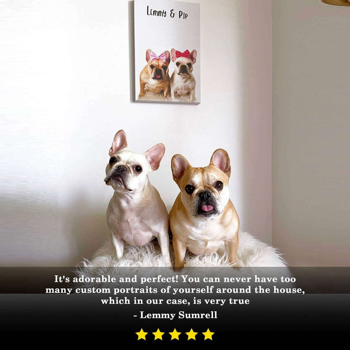 Pet Canvas Sign