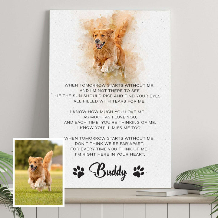 Pet Memorial Sign I'm Right Here In Your Heart