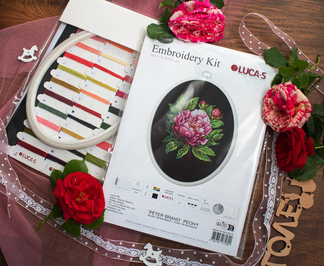 Peter Brand Peony BC204l Counted Cross-Stitch Kit