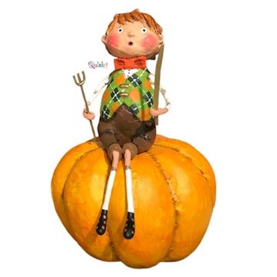 Peter Pumpkin Eater Figurine by Lori Mitchell - Quirks!