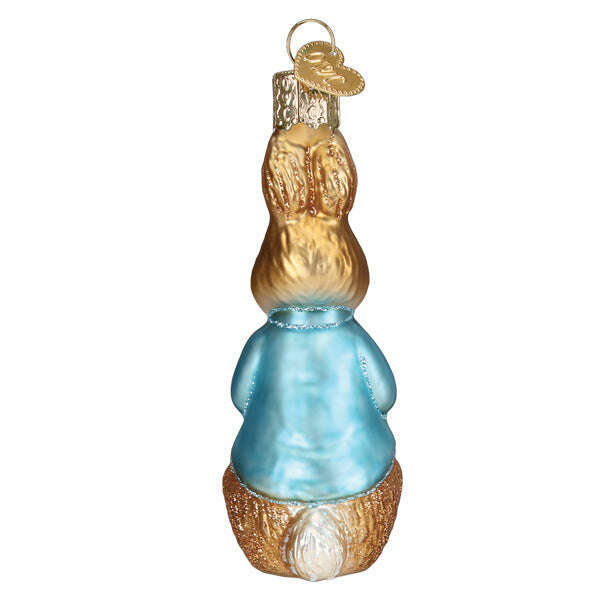 Old World Christmas Peter Rabbit Blown Glass Ornament