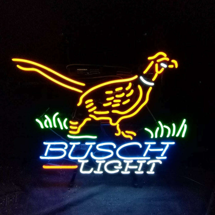 Pheasant Busch Light Neon Signs