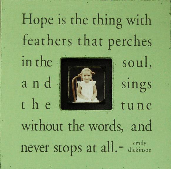 Photobox "Hope Is The Thing" - Quirks!