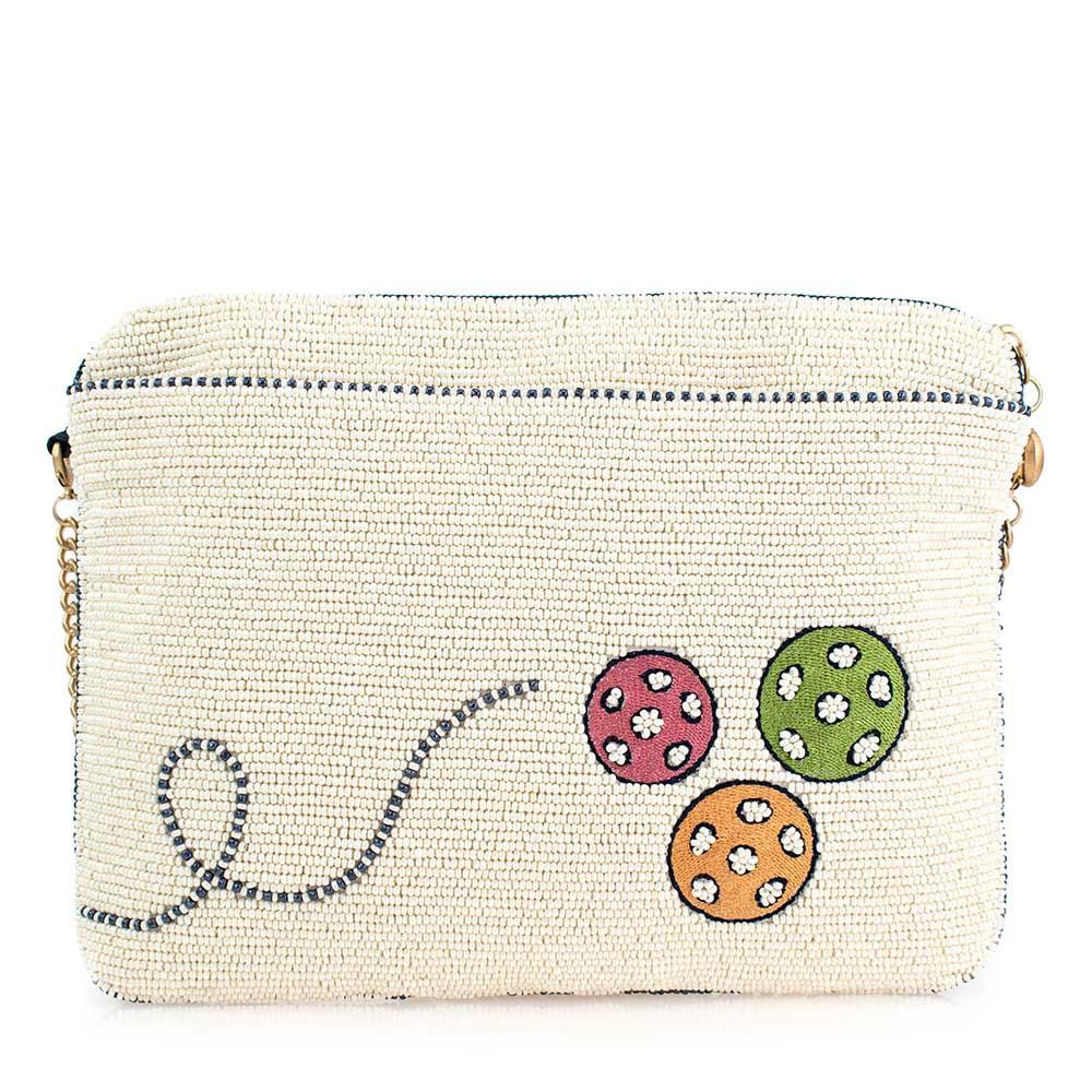 Pickle Ball Queen Crossbody Handbag by Mary Frances image 1