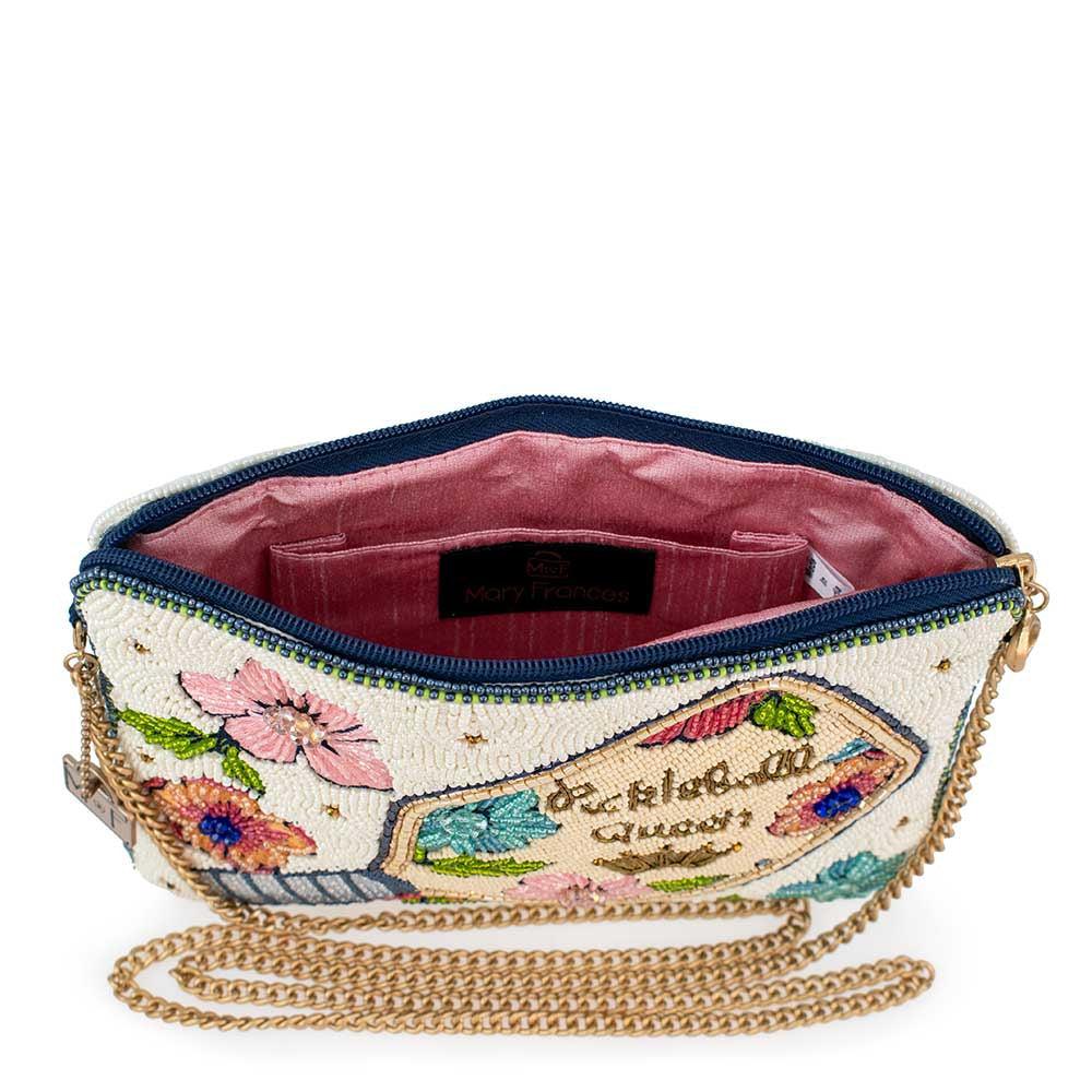 Pickle Ball Queen Crossbody Handbag by Mary Frances image 4