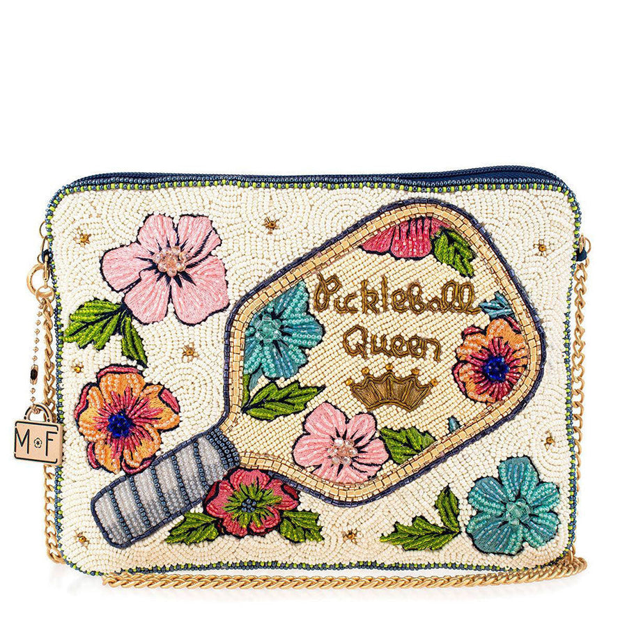 Pickle Ball Queen Crossbody Handbag by Mary Frances image