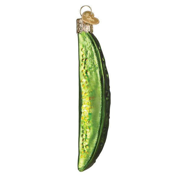 Old World Christmas Pickle Spear Blown Glass Ornament