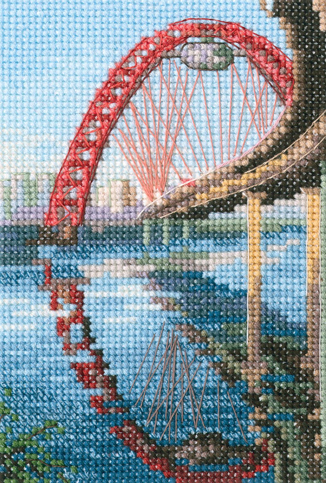 Picturesque bridge C310 Counted Cross Stitch Kit