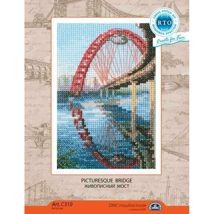 Picturesque bridge C310 Counted Cross Stitch Kit
