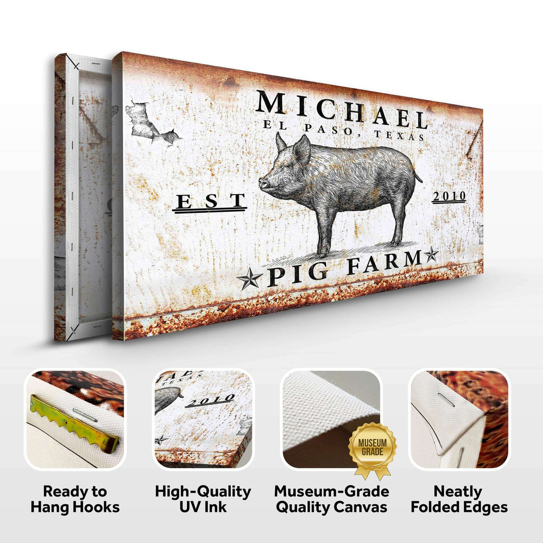 Pig Farm Sign
