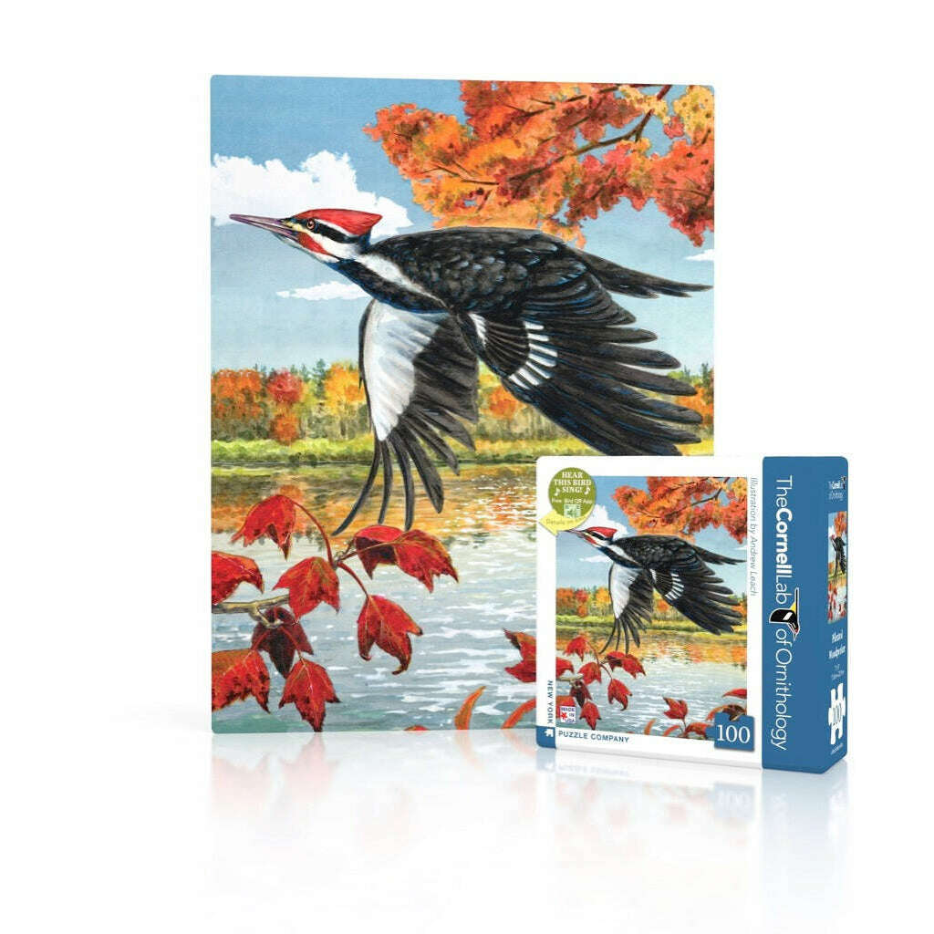 Pileated Woodpecker Mini Jigsaw Puzzle
