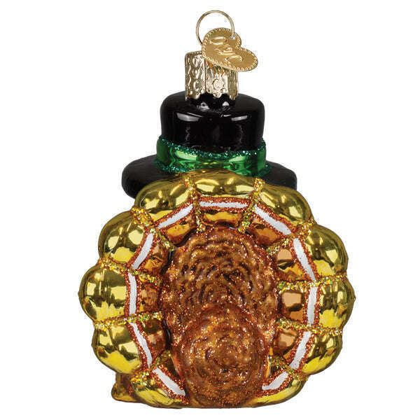 Old World Christmas Pilgrim Turkey Blown Glass Ornament