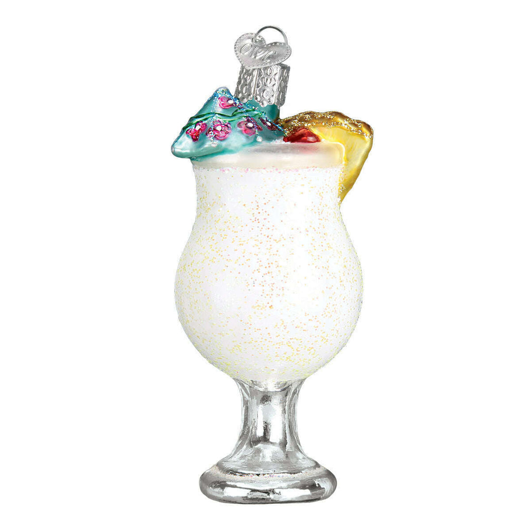 Old World Christmas Pina Colada Blown Glass Ornament