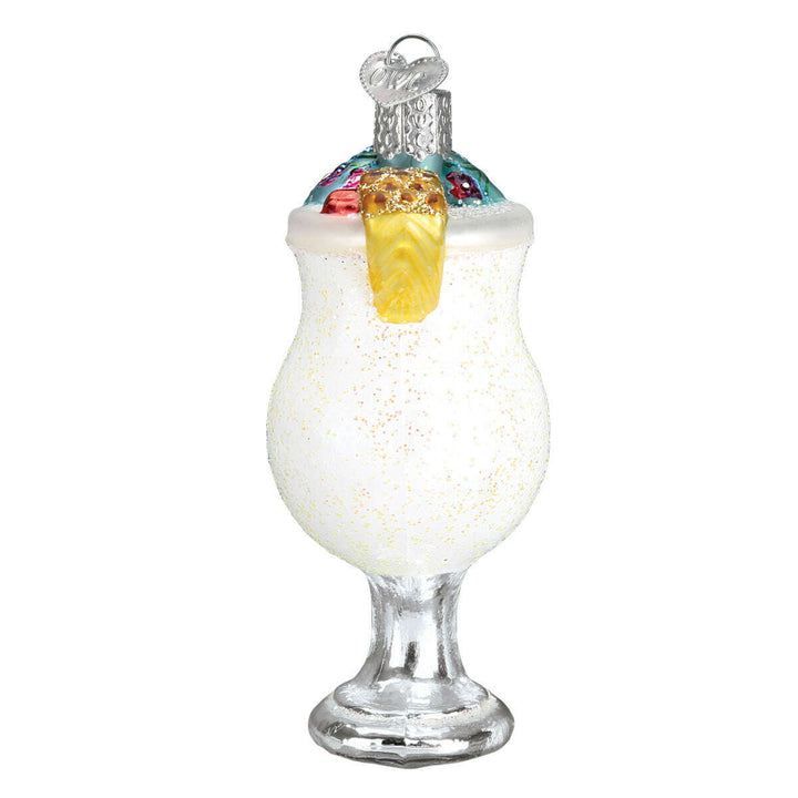 Old World Christmas Pina Colada Blown Glass Ornament