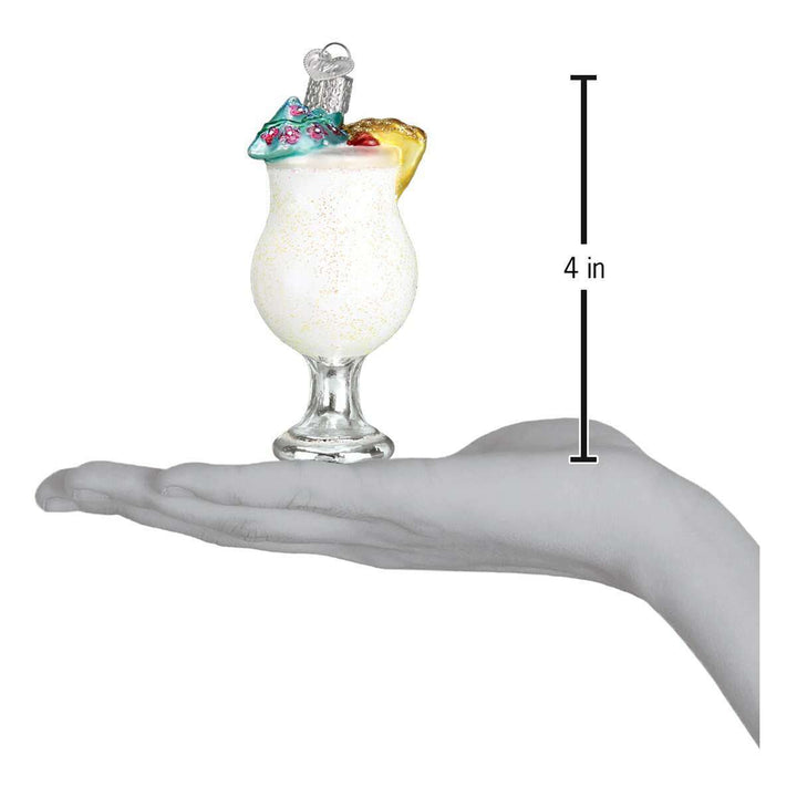 Old World Christmas Pina Colada Blown Glass Ornament