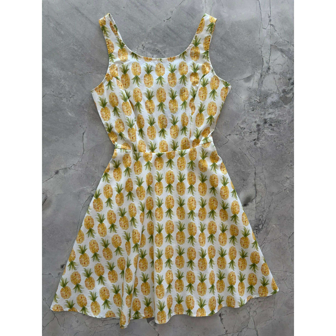 Pineapple Skater Dress