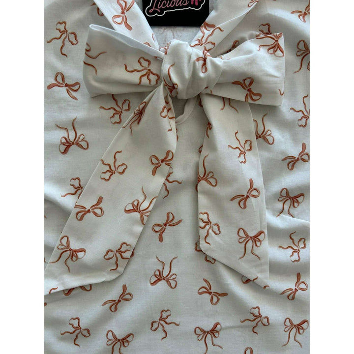 Pink Bows Bow Top