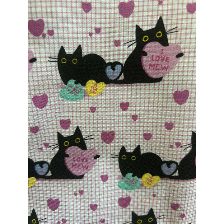 Pink Cats Skater Skirt