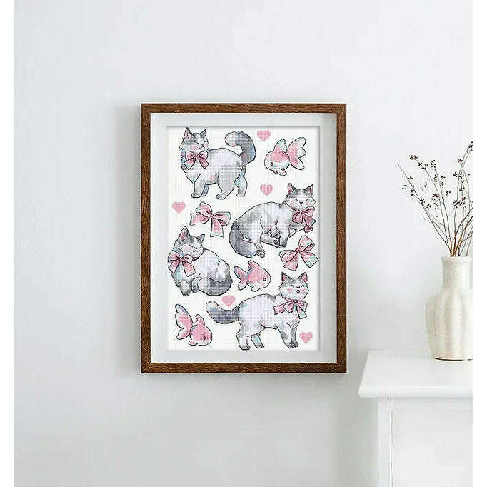 Pink Dreams L8801 Counted Cross Stitch Kit