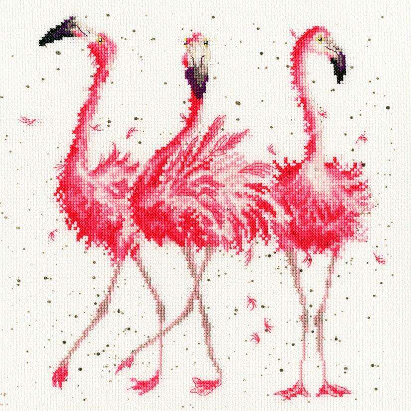 Pink Ladies XHD24 Counted Cross Stitch Kit